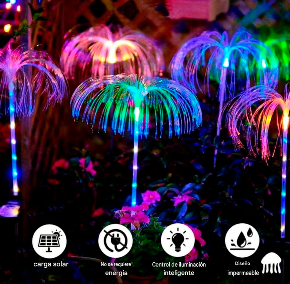 Medusas Solares X 2 Luces Navidad
